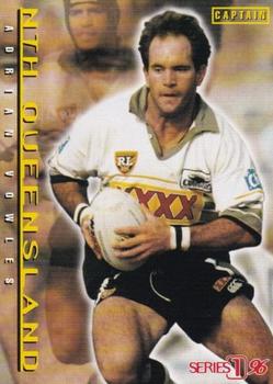 1996 Dynamic ARL Series 1 - Captain Cards #C10 Adrian Vowles Front